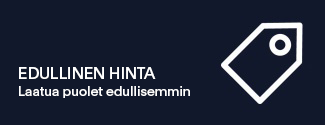 Edullinen hinta, laatua puolet edullisemmin